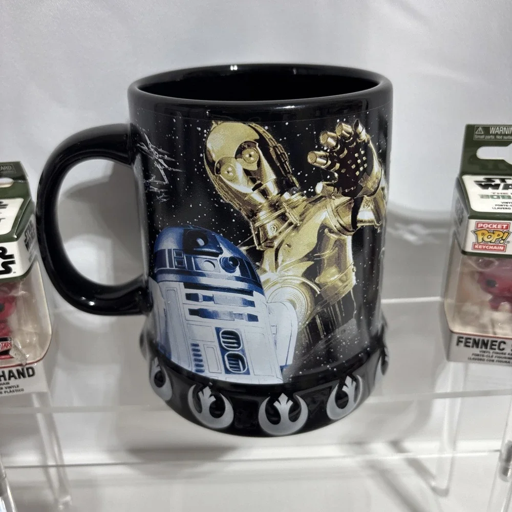 Bundle Black Star Wars Coffee Mug by Galerie Lucas Film Luke Han Solo Books Pops